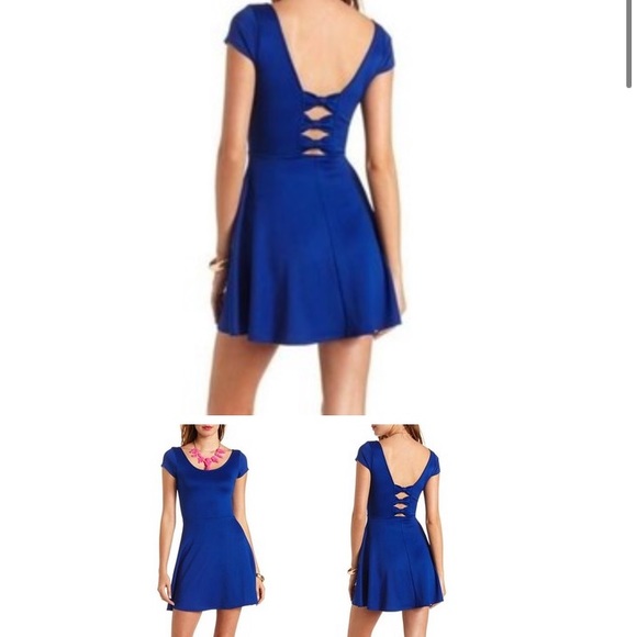 Blue Dress with Bows - Picture 3 of 8